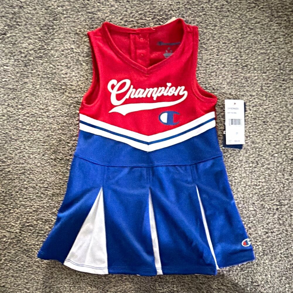 Champion Girls Colorblock Fit & Flare Sleeveless Dress  Size 2T NWT A4